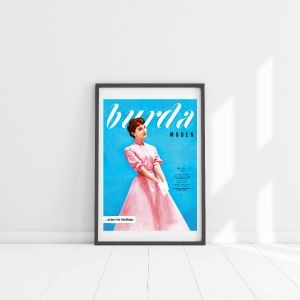 Poster A2 - couverture bleue année 50/60
