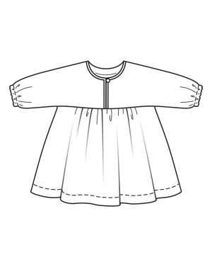 Robe en coton n° 8 | Burda Easy Baby n°1/2022