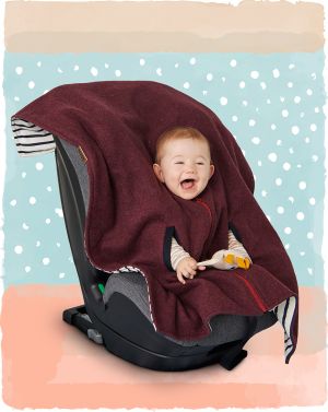 Poncho en lainage polaire n° 9 | Burda Easy Baby n°1/2022