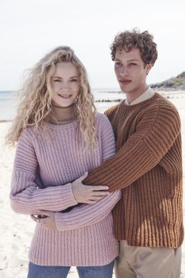 Pullover unisexe en brioche
 #02 | Burda Mailles n°18 - 2022