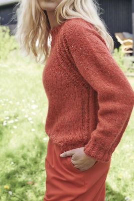 Pullover en top/down
 #28 | Burda Mailles n°18 - 2022