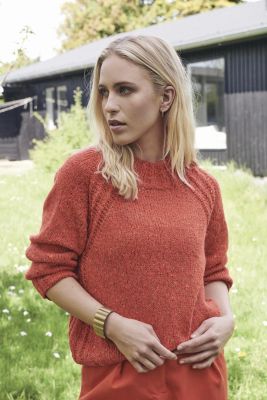 Pullover en top/down
 #28 | Burda Mailles n°18 - 2022