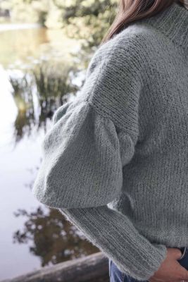 Pullover avec manches bouffantes #09 | Burda Mailles n°19 - 2022