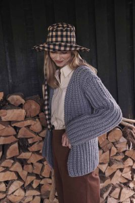 Gilet en côtes en maille double #11 | Burda Mailles n°19 - 2022