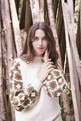 Pullover aux manches en carrés granny #21 | Burda Mailles n°19 - 2022