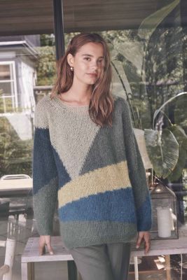 Pullover en blocs de couleur #24 | Burda Mailles n°19 - 2022