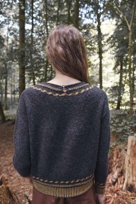 Pullover avec des tresses lettones  #31 | Burda Mailles n°19 - 2022