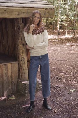 Pullover avec un empiècement en jacquard #33 | Burda Mailles n°19 - 2022