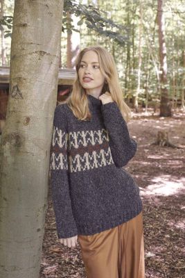 Pullover décoré de jacquard #34 | Burda Mailles n°19 - 2022