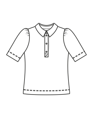 T-shirt en jersey n°108 | Burda Style 02/23