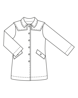 Manteau court en coton n°111 | Burda Style 02/23