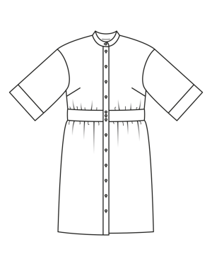 Robe en coton n°114 | Burda Style 02/23