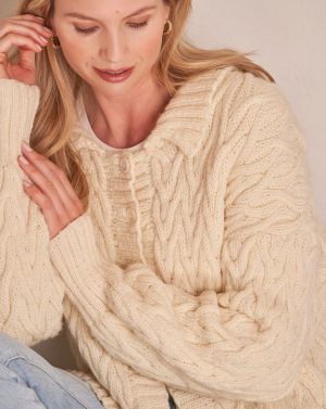Gilet avec du point en relief zigzag
 #05 | Burda Mailles n°20 - 2023