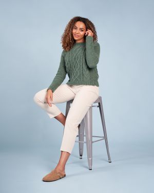 Pullover en torsades
 #14 | Burda Mailles n°20 - 2023