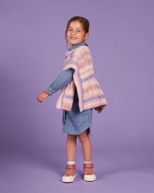 Poncho enfant en torsades
 #18 | Burda Mailles n°20 - 2023