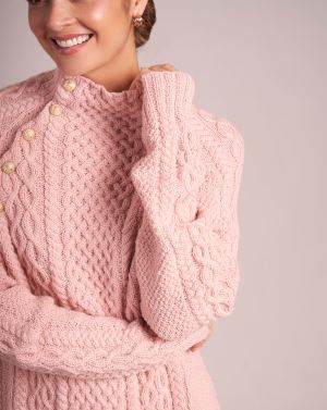 Pullover en torsades et avec des boutons
 #21 | Burda Mailles n°20 - 2023