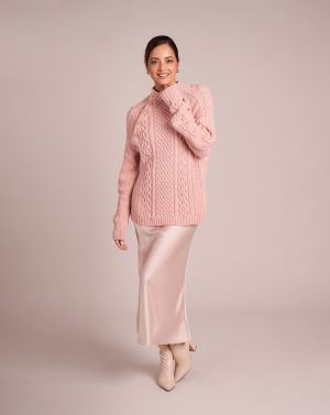 Pullover en torsades et avec des boutons
 #21 | Burda Mailles n°20 - 2023