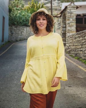 Tunique en lin viscose n°401 | Burda Curvy 01/23