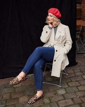 Trench-Coat en popeline n°406 | Burda Curvy 01/23