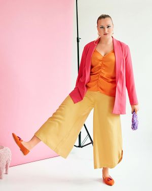 Pantalon en twill n°409 | Burda Curvy 01/23