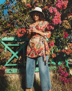 Tunique en viscose n°411 | Burda Curvy 01/23