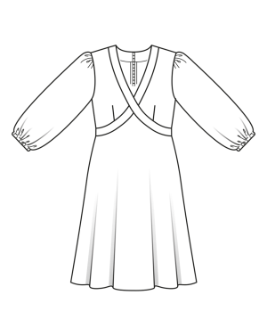 Robe mi-longue en viscose n°101 | Burda Style 03/23