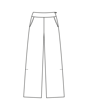 Pantalon en lyocell n°123 | Burda Style 03/23