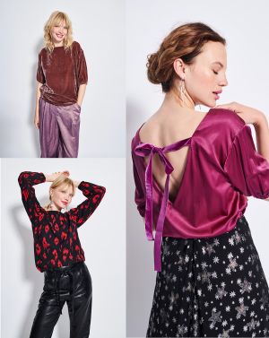 Chemisier en satin n° 4 | Burda Easy n°6 Nov-Dec/2023