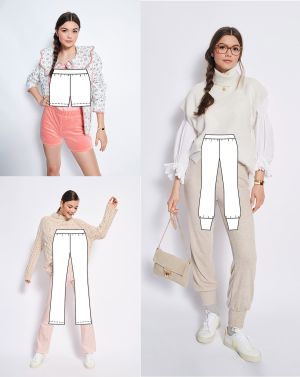 Pantalon en jersey n° 2 | Burda Easy n°5 Sep-Oct/2023