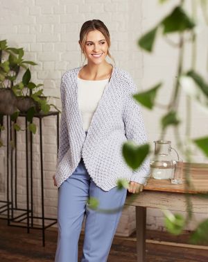 Gilet en point en relief #10 | Burda Mailles n°21 - 2023
