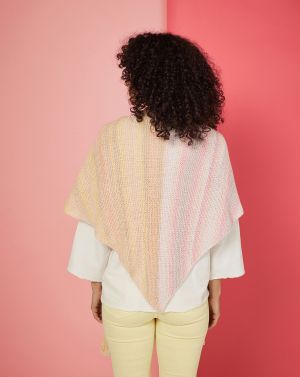 Châle décoré de pampilles #18 | Burda Mailles n°21 - 2023