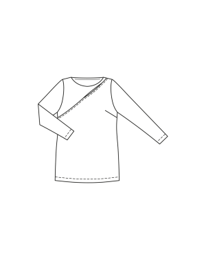 Top en jersey n°405 | Burda Curvy 03/23