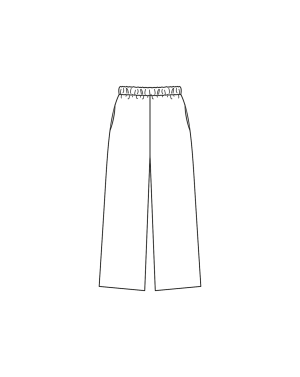 Pantalon en tricot n°403 | Burda Curvy 04/23