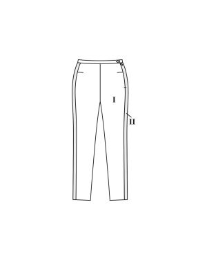 Pantalon en polyester n°406 | Burda Curvy 04/23