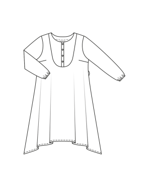 Robe en jersey n°409 | Burda Curvy 04/23