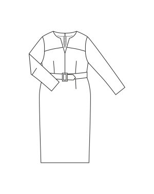 Robe en coton n°415 | Burda Curvy 04/23