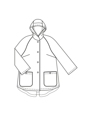 Manteau en tissu matelassé n°417 | Burda Curvy 04/23