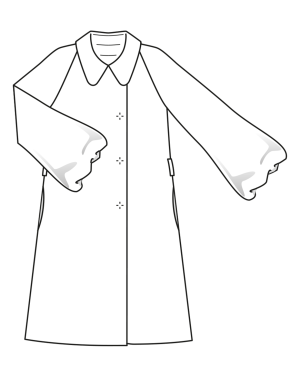 Manteau court en polyester n°114 | Burda Style 04/23