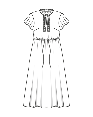 Robe en dévoré n°119 | Burda Style 04/23