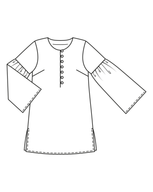 Tunique en coton n°121 | Burda Style 04/23