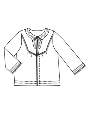 Veste en coton n°129 | Burda Style 04/23
