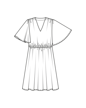 Robe en viscose n°106 | Burda Style 06/23