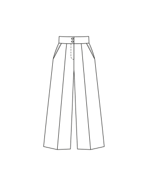 Pantalon en lin n°108 | Burda Style 06/23