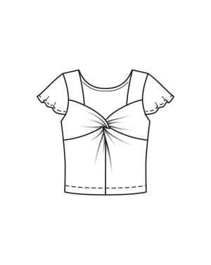 T-shirt en jersey n°122 | Burda Style 06/23