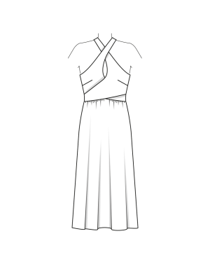 Robe longue en viscose n°127 | Burda Style 06/23