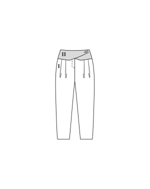 Pantalon en polyester n°105 | Burda Style 10/23