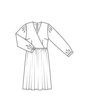 Robe en Viscose  n°108 | Burda Style 10/23