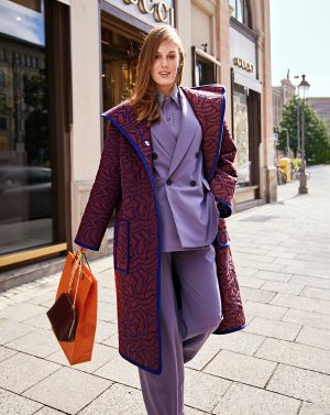 Manteau en tissu matelassé n°110 | Burda Style 10/23