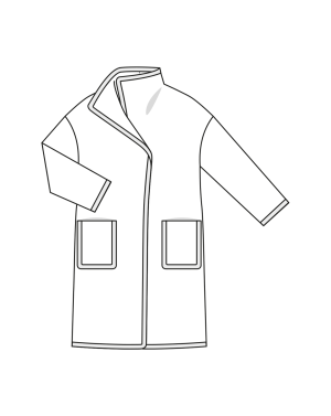 Manteau en tissu matelassé n°110 | Burda Style 10/23