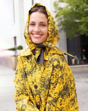 Manteau avec foulard en coton n°127 | Burda Style 10/23